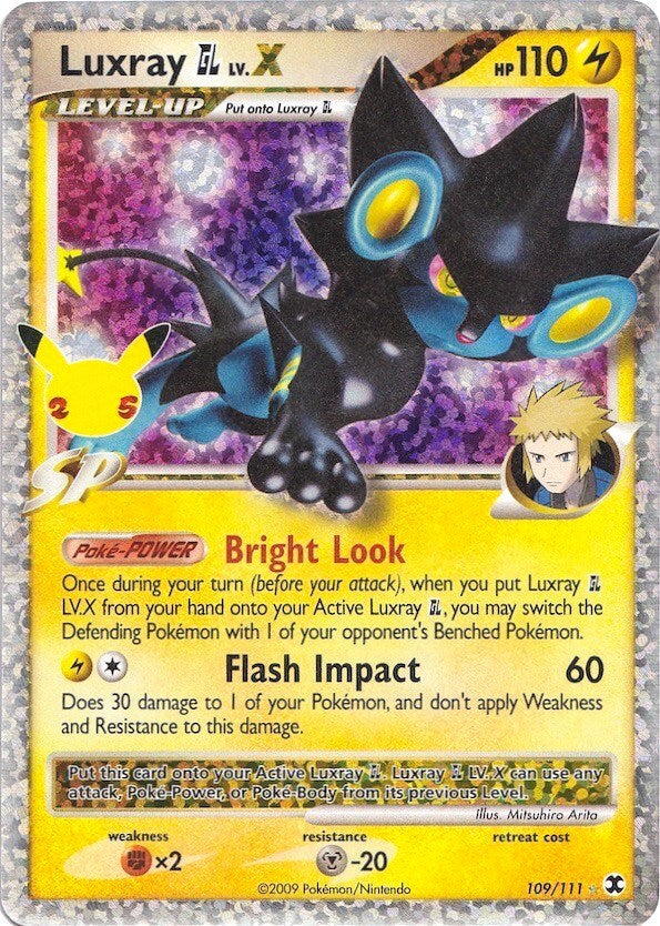 ‼️Luxray 109/111 Celebrations: Classic Collection CGC 10 PRISTINE GOLD LABEL💨
