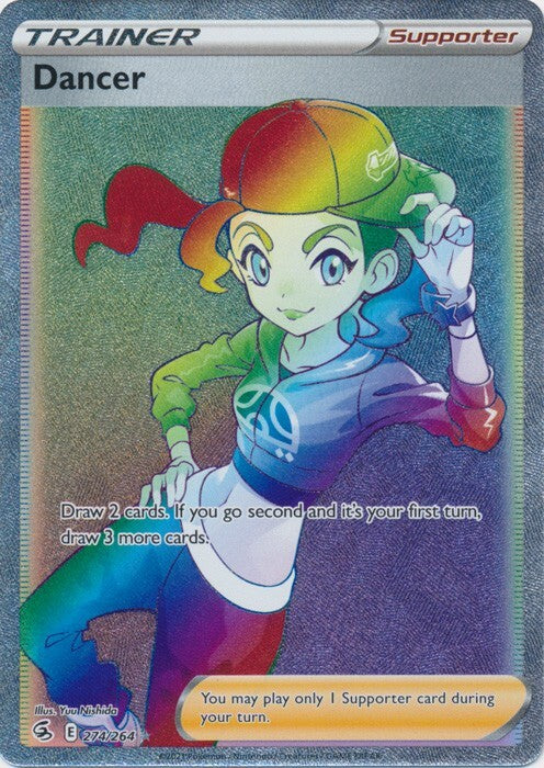 💎 Dancer Secret #274 Fusion Strike RAINBOW TAG GRADE 10! TOP RANKED!💨