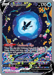 ‼️POKEMON Lumineon V #GG39~Crown Zenith~ GRADE 9.5! SHIP SAME DAY~ SHOOT OFFER💨