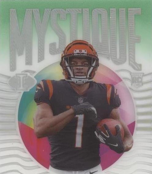 ‼️2021 Panini Illusions - Mystique Ja'Marr Chase #MY-7 Emerald (RC) TOP POP💨