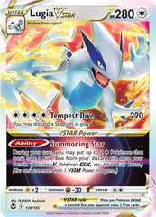 ‼️Lugia VSTAR 139/195~Sword & Shield Silver Tempest Holo GRADE 9.5~SHOOT OFFER💨