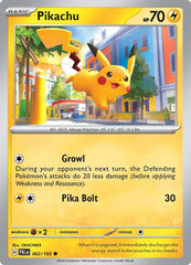 ‼️Pikachu 062/193 Sv02: Paldea Evolved Reverse Holo~GRADE 10! SHIPS SAME DAY💨
