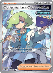 ‼️Pokemon Ciphermaniac's Codebreaking 198/162: Temporal Forces Holo GRADE 10💨