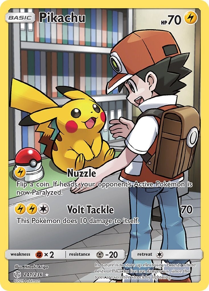 ❤️Pikachu Secret #241~Cosmic Eclipse GRADE 10 PRISTINE GOLD LABEL TOP POP!💨