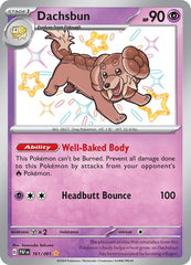 ‼️Pokemon Dachsbun 161/091: Paldean Fates Holo GRADE 9.5! FAST SHIP~SHOOT OFFER