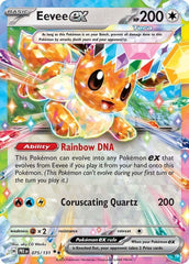 ‼️Eevee ex 075/131 Prismatic Evolutions Holo TAG GRADE 9! SHIPS SAME DAY!💨