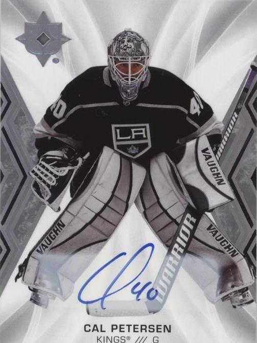 ‼️2021-22 Upper Deck Ultimate Collection~Cal Petersen #46 Autographs GRADE 10💨