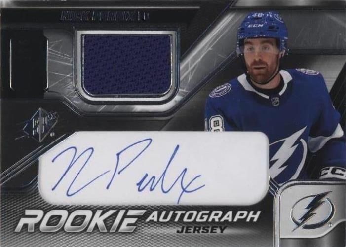 ‼️2022-23 SPx - Rookie Auto Jersey Nick Perbix #NP /375 (AU, MEM, RC) GRADED💨