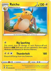‼️Pokemon Raichu 050/203: Evolving Skies Holo GRADE 10! FAST SHIP~SHOOT OFFER💨