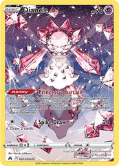 ‼️Pokemon Diancie GG13/GG70 Crown Zenith: Galarian Gallery Holo GRADE 10!💨