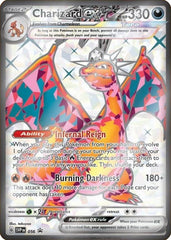 ‼️CHARIZARD EX 2023 POKÉMON SCARLET & VIOLET #056 BLACK STAR PROMO~TAG GRADE 9💨