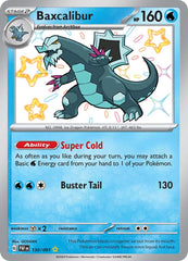 ‼️Pokemon Baxcalibur 130/091: Paldean Fates Holo GRADE 9! FAST SHIPPING!💨