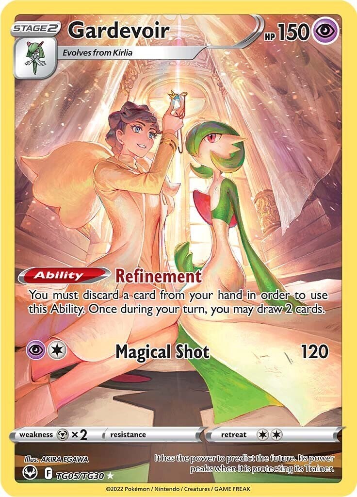 ‼️Gardevoir TG05~Silver Tempest Trainer GRADE 10 PRISTINE GOLD LABEL TOP POP!💨