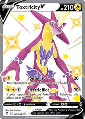 ‼️Toxtricity V Pokémon (2021) Shining Fates - SV112/SV122 GRADE 10~ SHIPS FAST💨