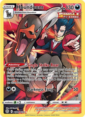 ‼️Pokemon Houndoom TG10/TG30: Brilliant Stars Trainer Gallery Holo GRADE 10!💨