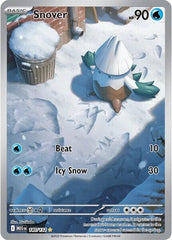 ‼️Snover 140/132 Mega Evolution Holo GRADE 10 PRISTINE GOLD LABEL TOP POP!💨