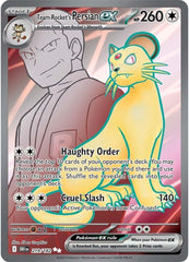 ‼️Team Rocket's Persian ex 219/182: Destined Rivals Holo GRADE 10! SHIPS FAST💨