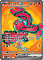‼️Oricorio ex #110 Phantasmal Flames GRADE 10 PRISTINE GOLD LABEL TOP POP!💨