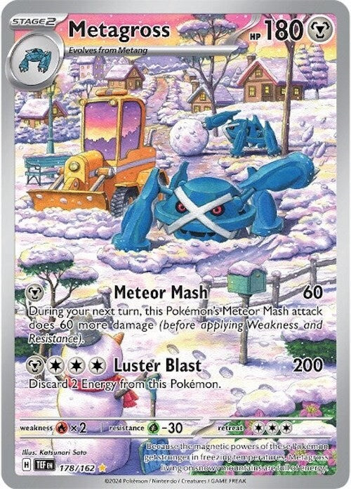 ‼️Metagross 178/162: Temporal Forces Holo GRADE 10! SHIP SAME DAY~SHOOT OFFER💨