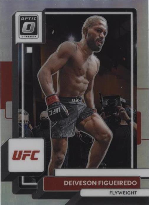 ⚠️ 2023 Panini Optic UFC Deiveson Figueiredo #39 Holo Prizm~MBA GRADE 10 POP 1💨