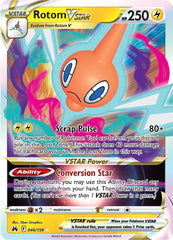 ‼️Pokemon Rotom VSTAR 046/159 Crown Zenith Holo GRADE 10! FAST SHIP~SHOOT OFFER!