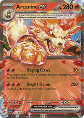 ‼️Pokemon Arcanine ex 032/198: Scarlet & Violet Holo GRADE 10~SHOOT OFFER!💨
