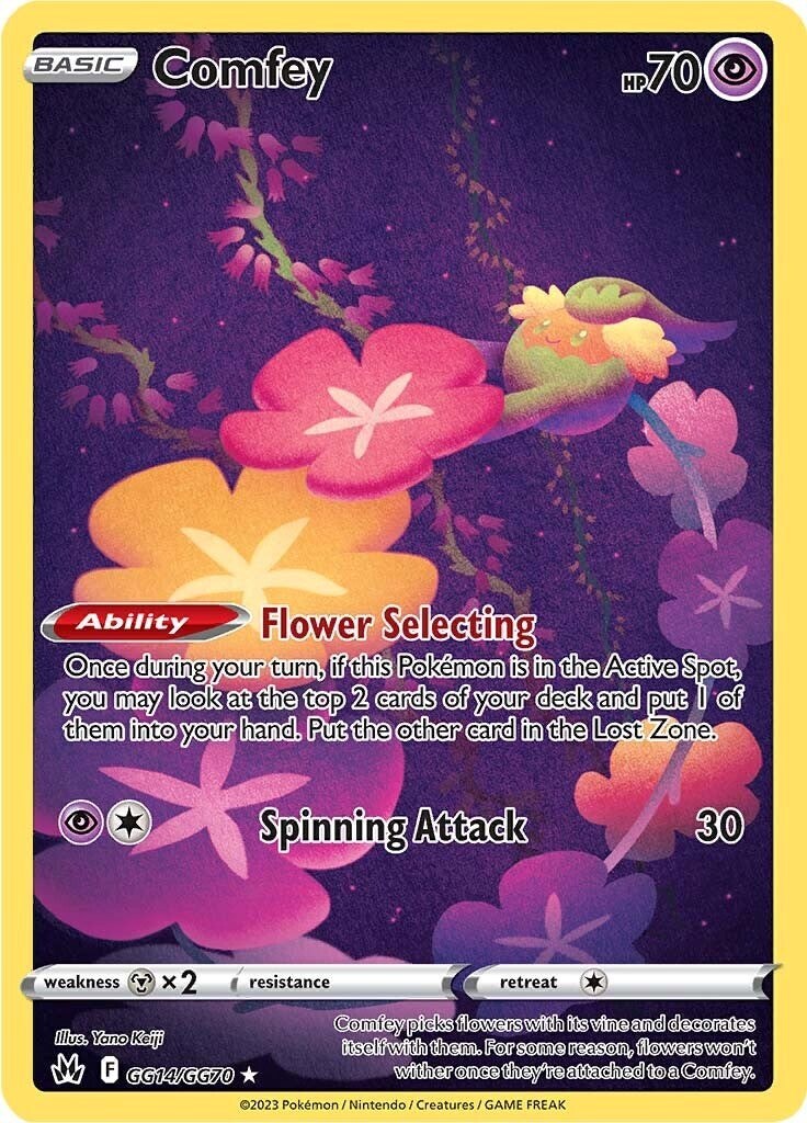 Comfey GG14/GG70 Crown Zenith: Galarian Gallery Holo