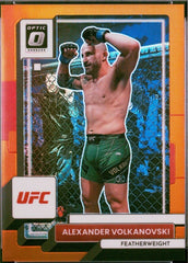 ‼️2023 Panini Donruss Optic UFC - Alexander Volkanovski #1 Orange Prizm POP 1💨