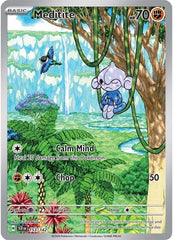‼️Pokemon Meditite 153/142: Stellar Crown Holo GRADE 9! FAST SHIP~SHOOT OFFER💨