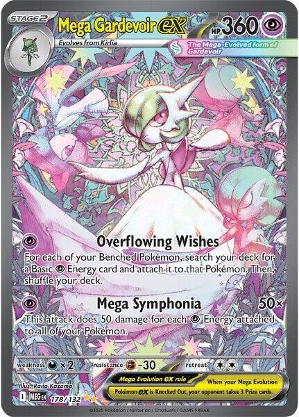 ‼️Pokemon Mega Gardevoir ex #178 Mega Evolution GRADE 10 PRISTINE GOLD LABEL #1!