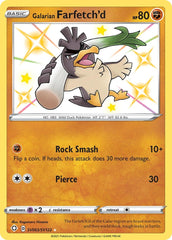 ‼️Galarian Farfetch'd SV063/SV122 Shining Fates: Shiny Vault Holo GRADE 9!💨