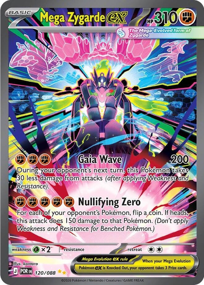 🐞 Mega Zygarde ex #120 Perfect Order SIR~TAG 10 BLACK DIAMOND MBA FLAWLESS💨