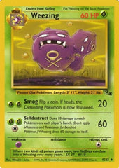 ⚠️ Weezing 45/62 Pokemon Fossil Regular~ MBA GRADE 9~ FAST SHIP SHOOT OFFER!💨