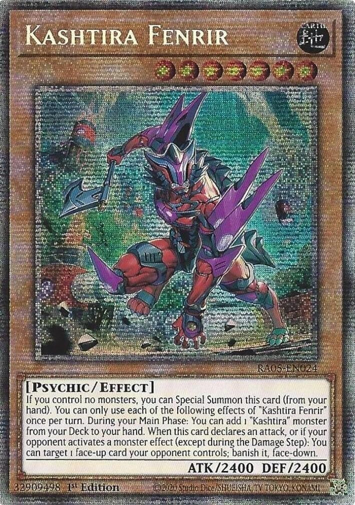🚨 Kashtira Fenrir Starlight RA05-EN024 Rarity Coll 5 1st Edition~MBA 7 POP 1!💨