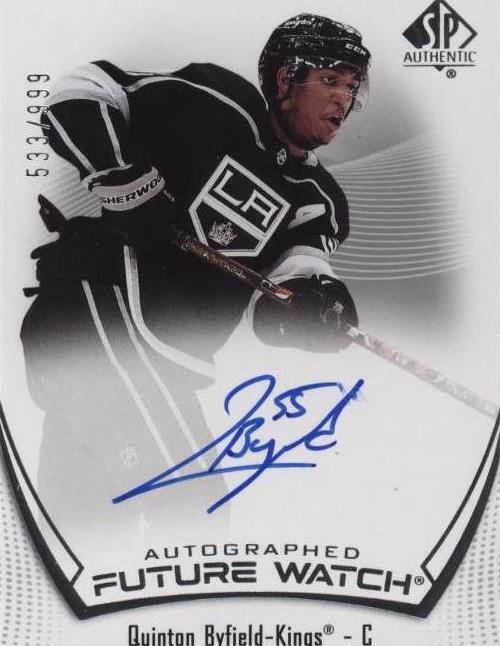 ‼️2021-22 SP Authentic AUTO Future Watch Quinton Byfield #150 GRADE 10~AUTO 10💨
