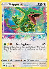 ‼️Rayquaza 138/185 Swsh04: Vivid Voltage Holo Rare GRADE 9.5! SHIPS SAME DAY!💨