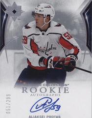 ‼️2021-22 UD Ultimate Collection Rookies Aliaksei Protas~GRADE 9~AUTO 10~POP 1💨