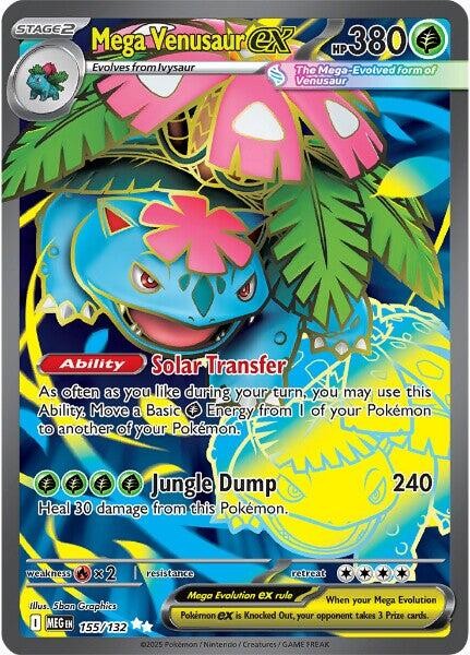 ☘️Mega Venusaur ex 155/132: Mega Evolution TAG GRADE 8.5! FAST SHIP~SHOOT OFFER
