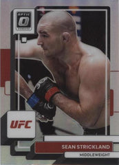⚠️ 2023 Panini Donruss Optic UFC Sean Strickland #82 Holo Prizm~MBA GRADE 10!💨