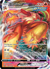 ‼️Pokemon Blaziken VMAX 021/198 Chilling Reign GRADE 9! FAST SHIP~SHOOT OFFER💨