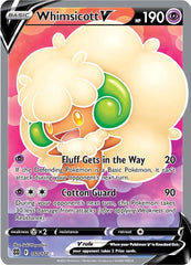 ‼️Pokemon Whimsicott V Full Art 160/172: Brilliant Stars Holo GRADE 10~FAST SHIP