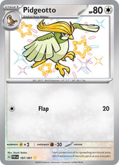 🦅 Pidgeotto 197/091: Paldean Fates BABY SHINY GRADE 10! FAST SHIP~SHOOT OFFER💨