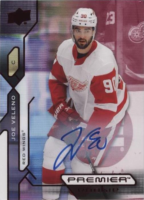 ‼️2021-22 Upper Deck Premier Rookies Joe Veleno #133~GRADE 8.5~AUTO 10~POP 1💨