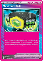 ‼️Pokemon Maximum Belt 154/162: Temporal Forces Holo GRADE 10~SAME DAY SHIP💨