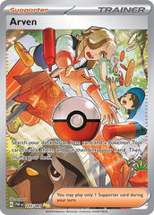 ‼️ Arven 235/091 Pokemon Paldean Fates Holo~ PSA GRADE 10~ SHOOT OFFER💨