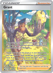 ‼️Pokemon Grant GG62/GG70 Crown Zenith: Galarian Gallery Holo GRADE 10!💨