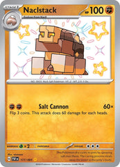 ‼️Pokemon Naclstack 177/091: Paldean Fates Holo GRADE 10! FAST SHIP~SHOOT OFFER!