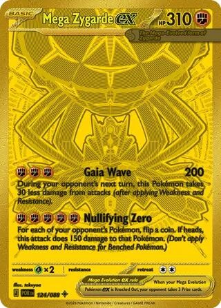 💛 Mega Zygarde ex 124/088 Perfect Order HYPER RARE TAG GRADE 8.5! SHOOT OFFER💨