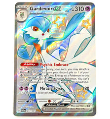 ⚠️ Gardevoir ex #217 Pokemon Paldean Fates~PRISTINE 10 GOLD LABEL TOP POP 41!💨