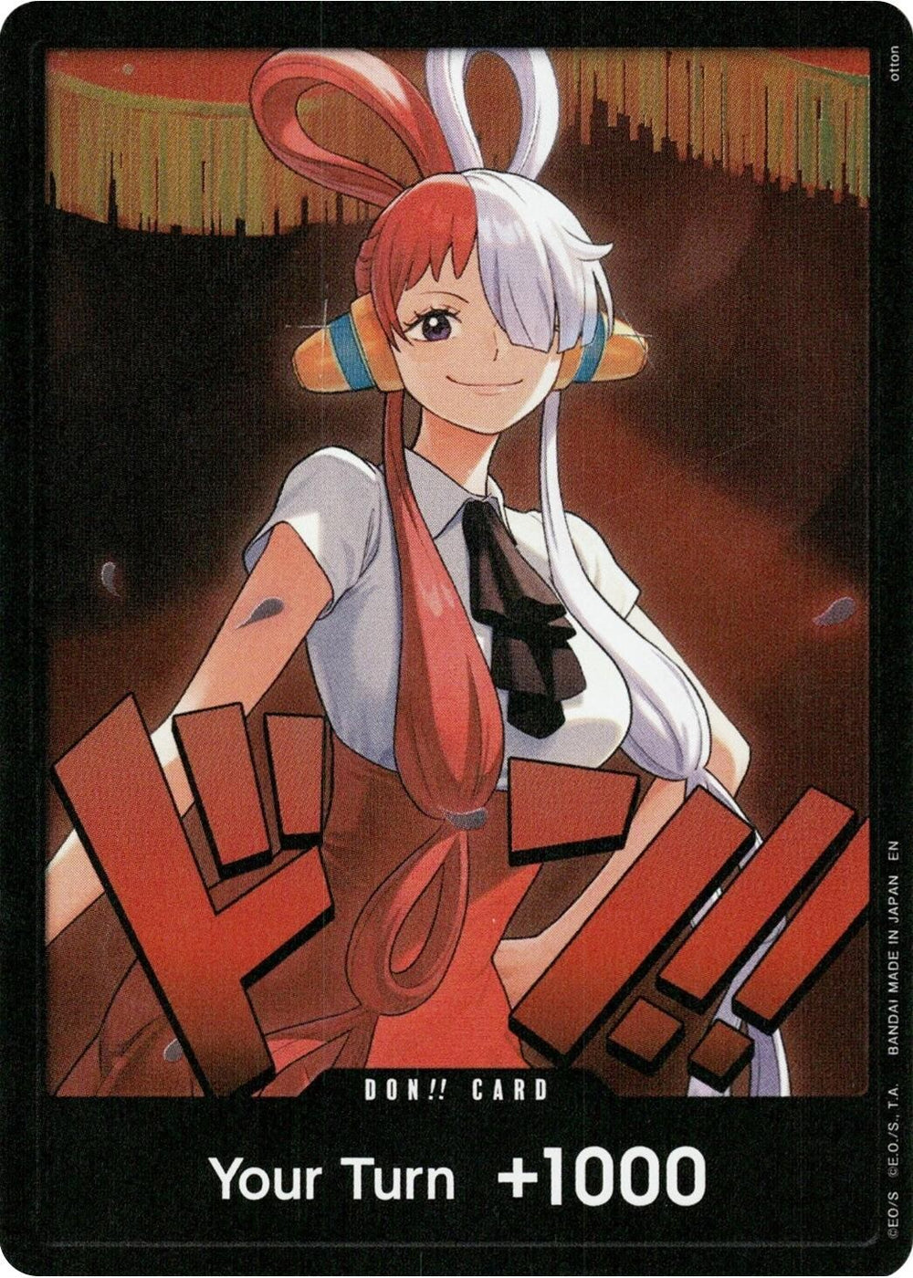 🚨 DON!! Uta One Piece Heroines Edition Foil TCG~ TAG GRADE 10~ SHOOT OFFER💨